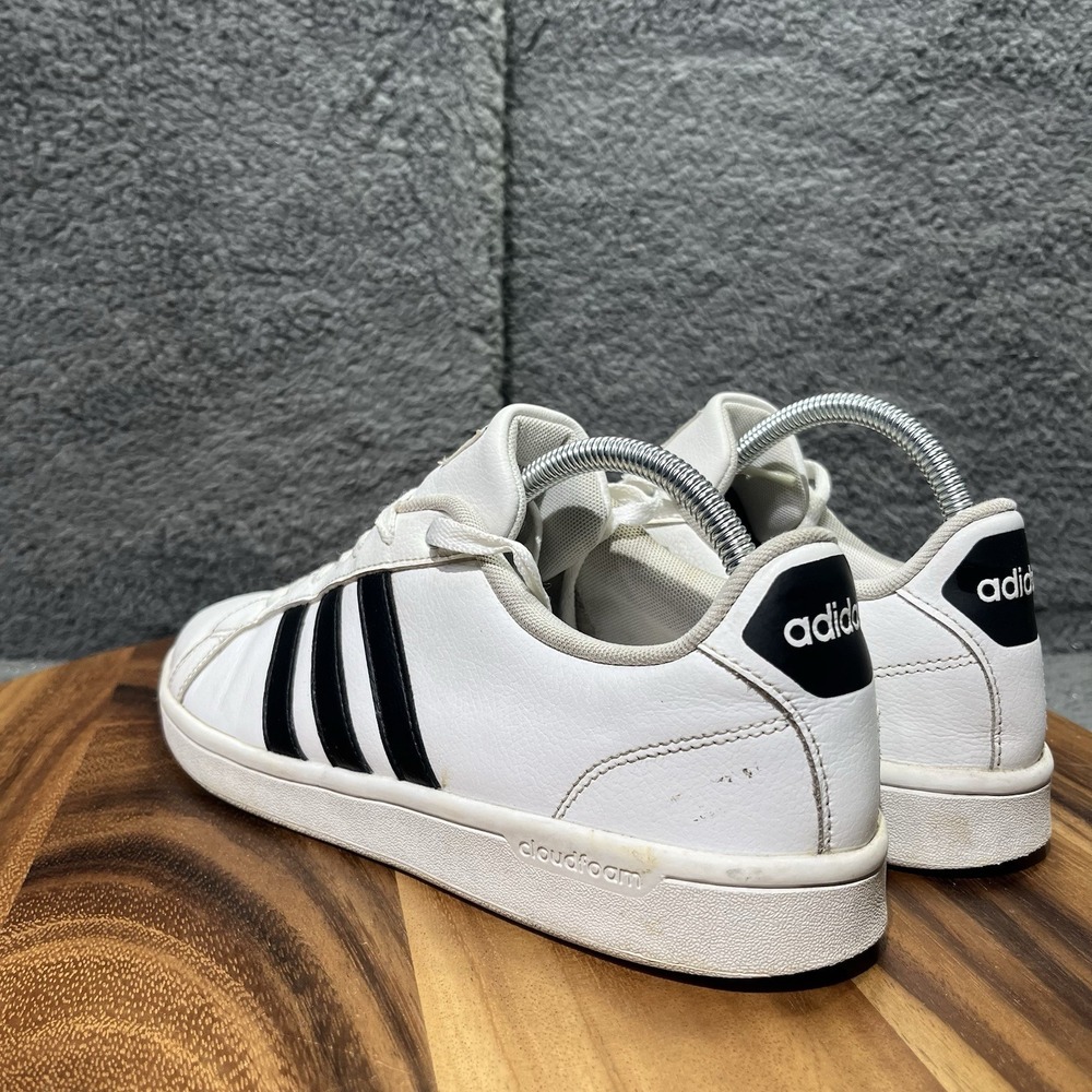 Adidas Men's Cloudfoam Advantage AW4294 White Casual Shoes Sneakers Size 8.5 - Picture 3 of 12